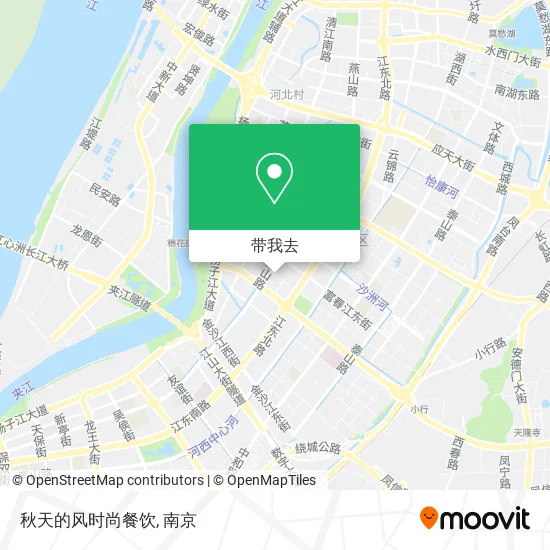 秋天的风时尚餐饮地图