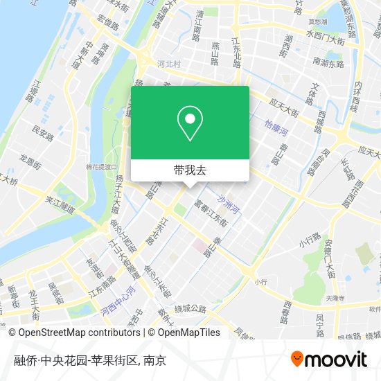 融侨·中央花园-苹果街区地图