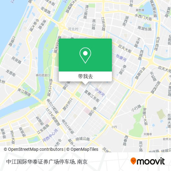 中江国际华泰证券广场停车场地图