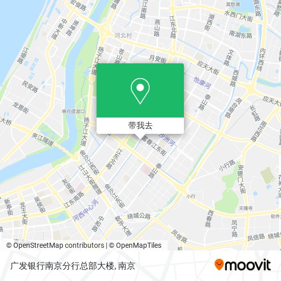 广发银行南京分行总部大楼地图