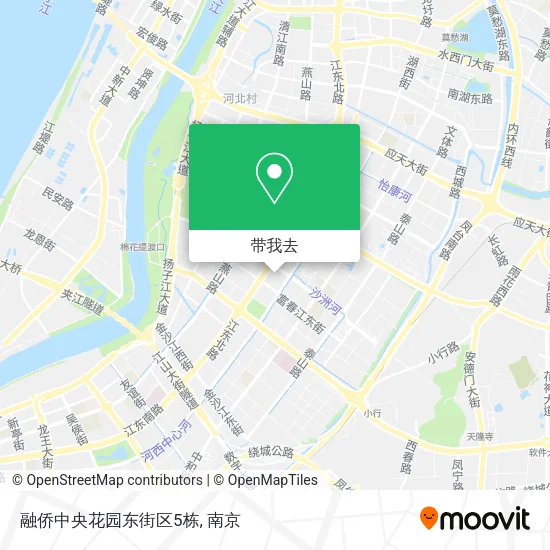 融侨中央花园东街区5栋地图