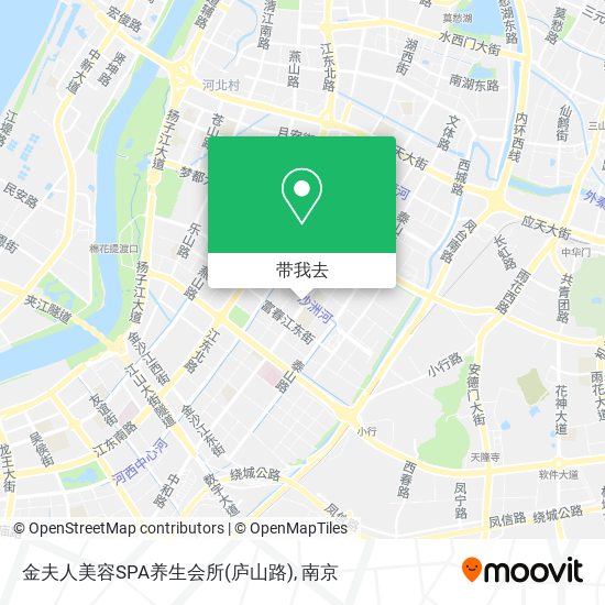 金夫人美容SPA养生会所(庐山路)地图