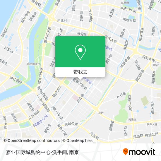 嘉业国际城购物中心-洗手间地图