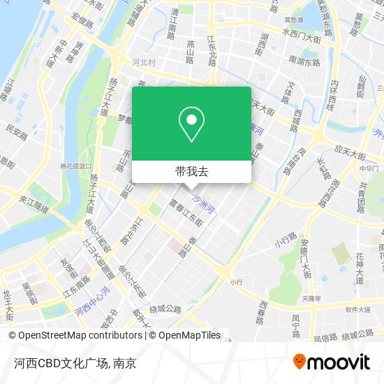 河西CBD文化广场地图