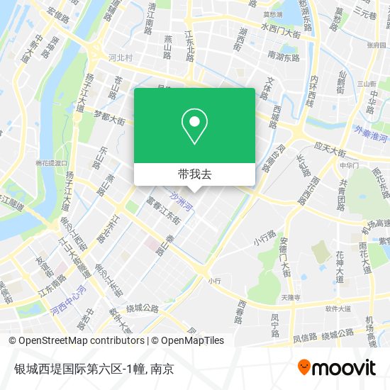 银城西堤国际第六区-1幢地图