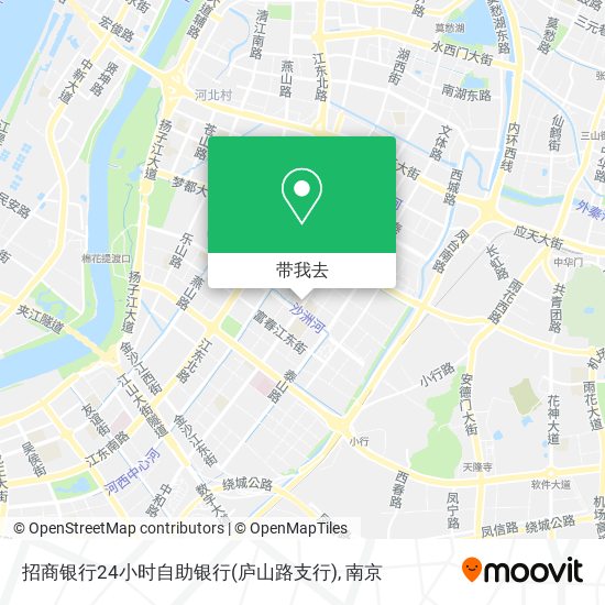 招商银行24小时自助银行(庐山路支行)地图