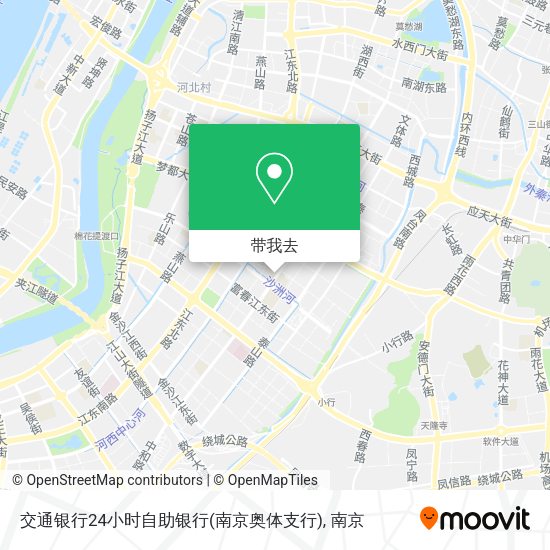 交通银行24小时自助银行(南京奥体支行)地图