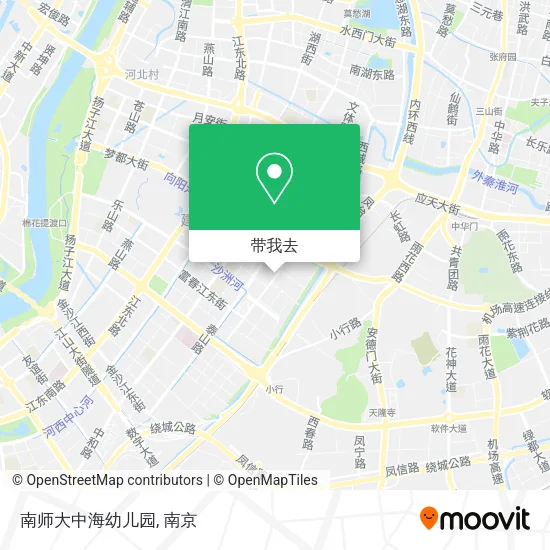 南师大中海幼儿园地图
