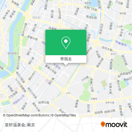 皇轩温泉会地图