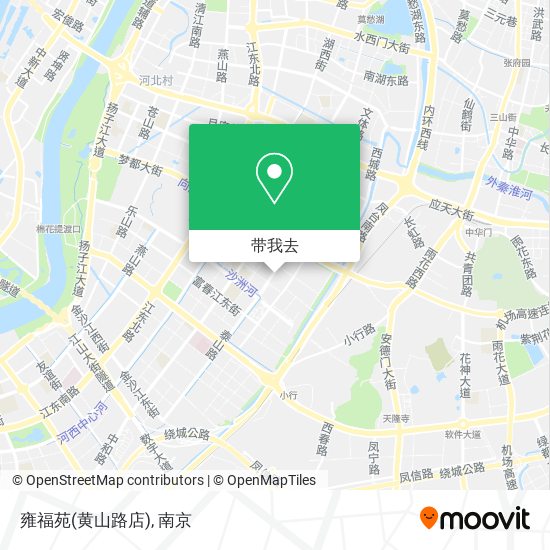 雍福苑(黄山路店)地图