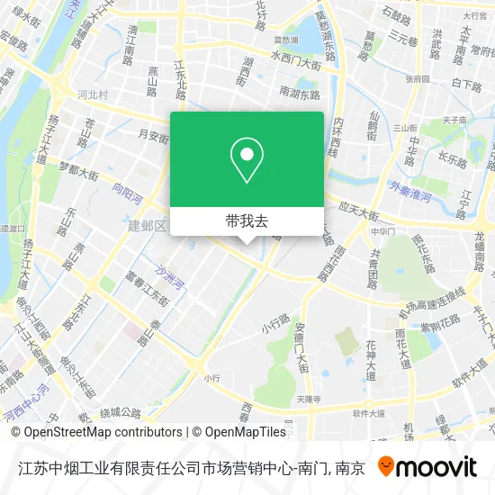 江苏中烟工业有限责任公司市场营销中心-南门地图