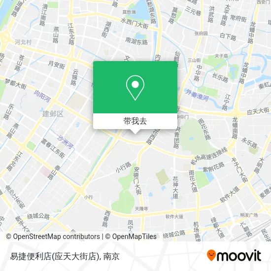 易捷便利店(应天大街店)地图