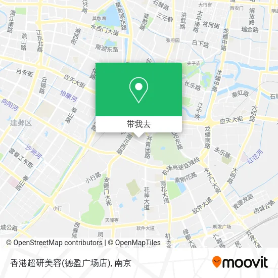 香港超研美容(德盈广场店)地图