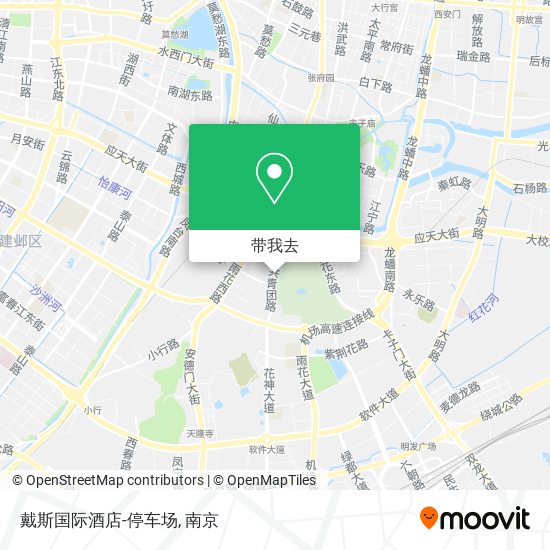 戴斯国际酒店-停车场地图