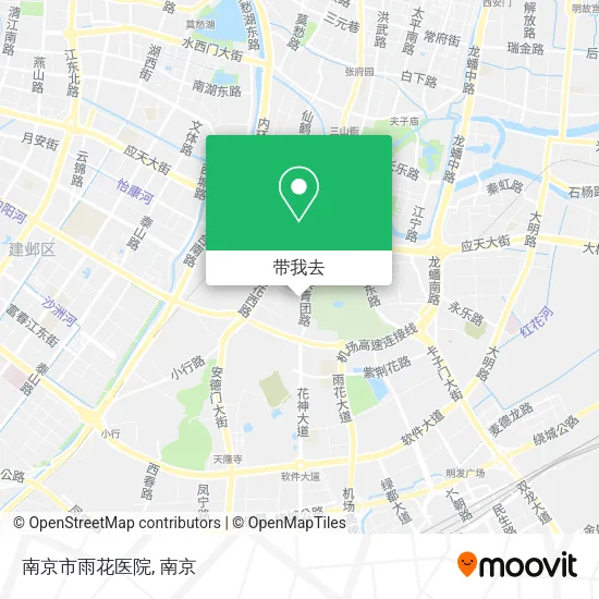 南京市雨花医院地图