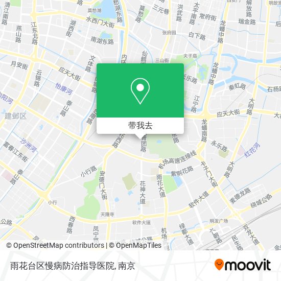 雨花台区慢病防治指导医院地图