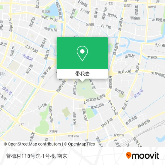 普德村118号院-1号楼地图