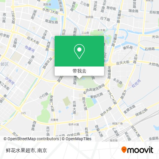 鲜花水果超市地图