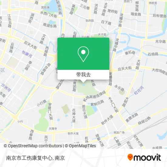 南京市工伤康复中心地图