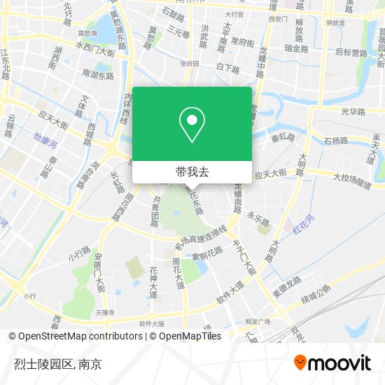 烈士陵园区地图