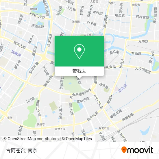 古雨苍台地图