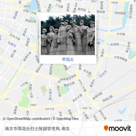 南京市雨花台烈士陵园管理局地图