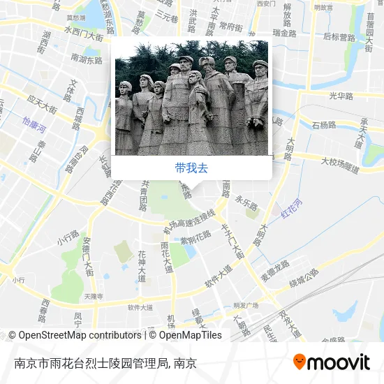 南京市雨花台烈士陵园管理局地图
