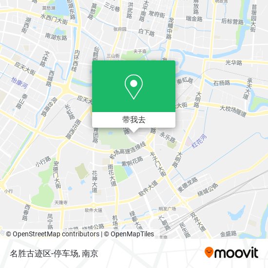 名胜古迹区-停车场地图