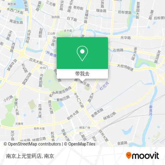 南京上元堂药店地图