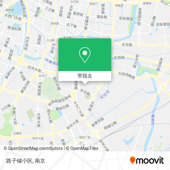路子铺小区地图