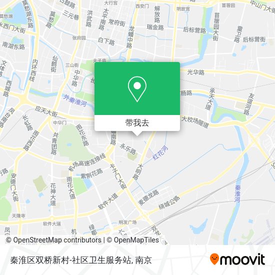 秦淮区双桥新村-社区卫生服务站地图