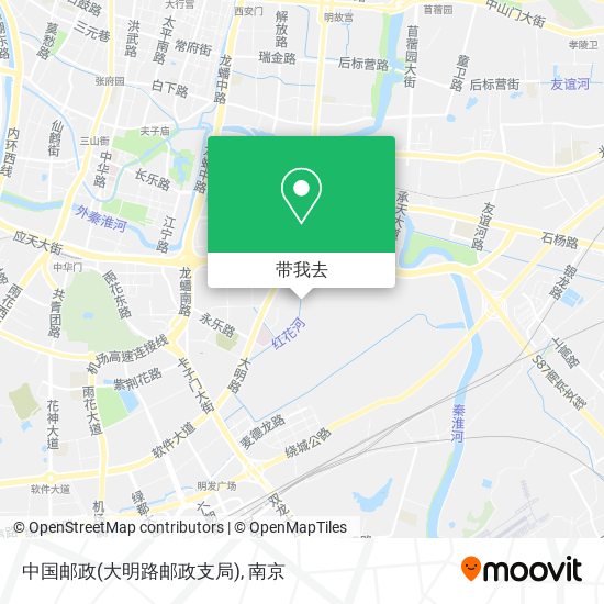 中国邮政(大明路邮政支局)地图