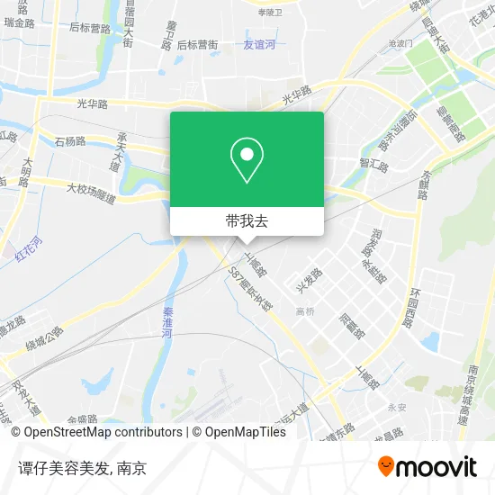 谭仔美容美发地图