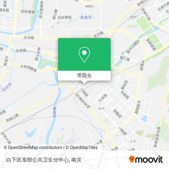 白下区东部公共卫生分中心地图
