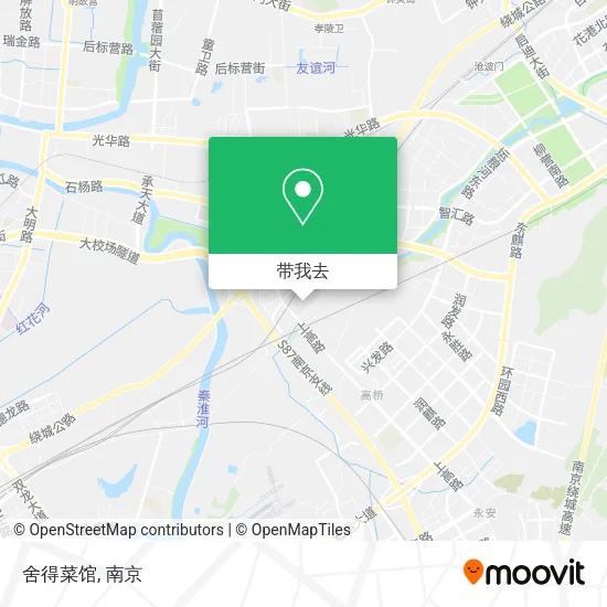 舍得菜馆地图