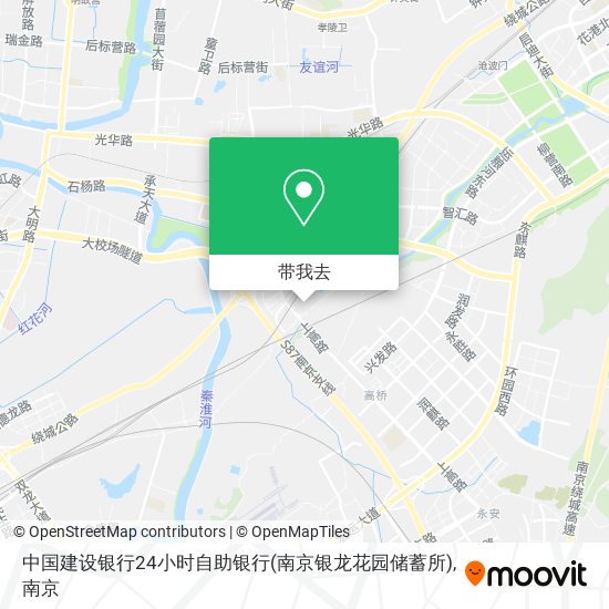 中国建设银行24小时自助银行(南京银龙花园储蓄所)地图