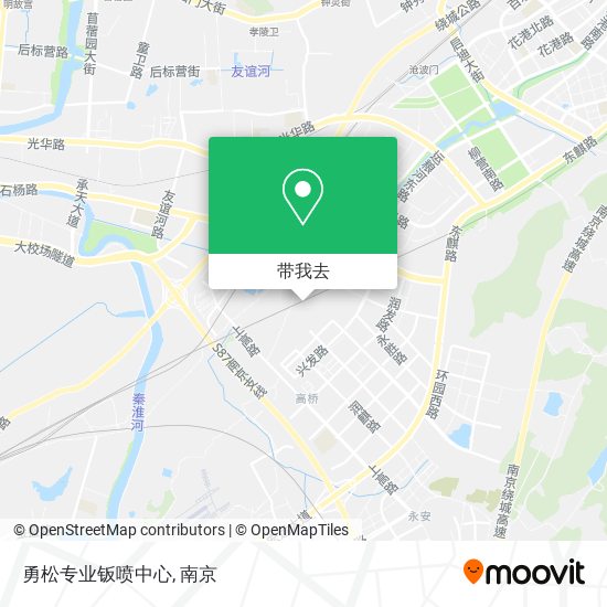 勇松专业钣喷中心地图