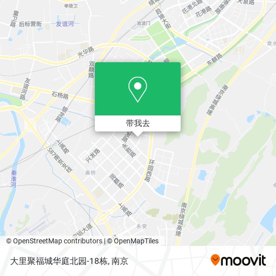大里聚福城华庭北园-18栋地图