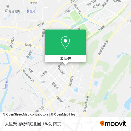大里聚福城华庭北园-18栋地图