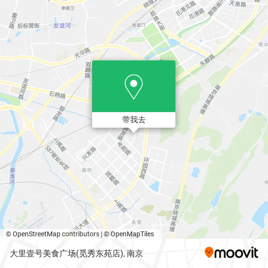 大里壹号美食广场(觅秀东苑店)地图
