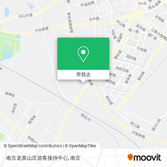 南京龙泉山庄游客接待中心地图