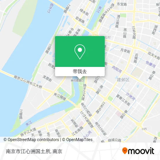 南京市江心洲国土所地图