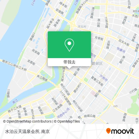 水泊云天温泉会所地图