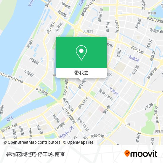 碧瑶花园熙苑-停车场地图
