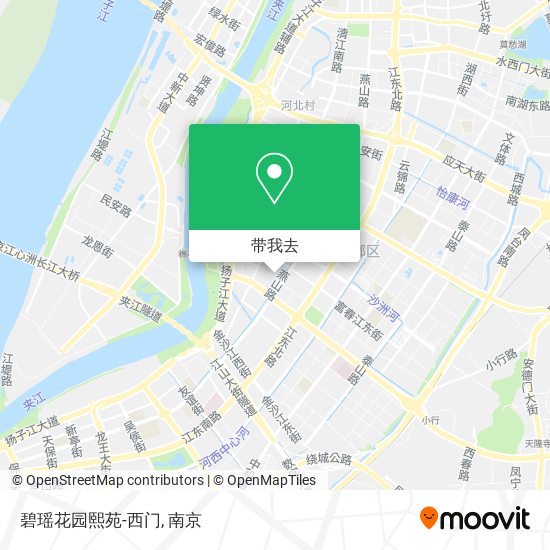 碧瑶花园熙苑-西门地图