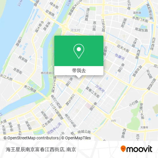 海王星辰南京富春江西街店地图