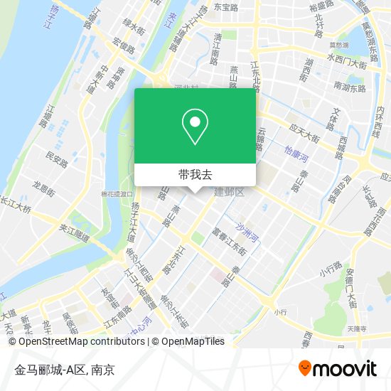 金马郦城-A区地图