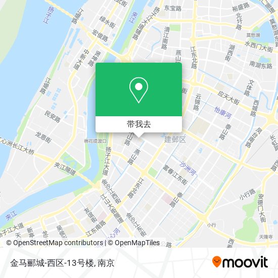 金马郦城-西区-13号楼地图