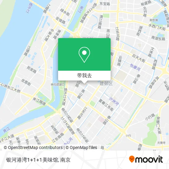 银河港湾1+1+1美味馆地图