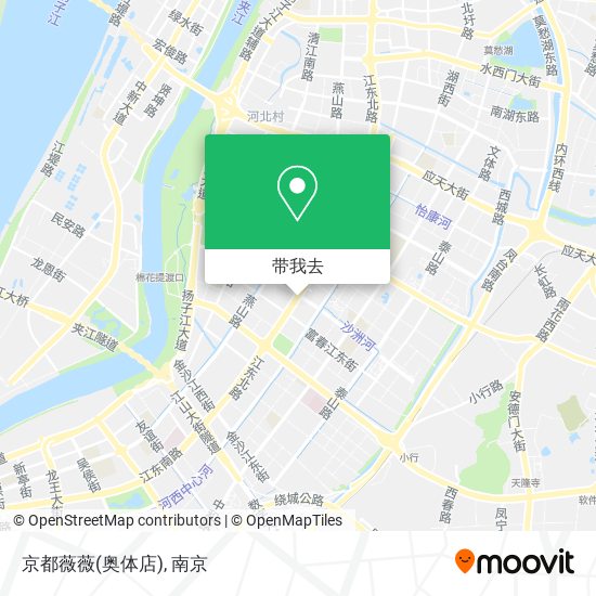 京都薇薇(奥体店)地图